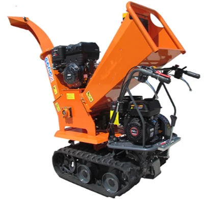 Máy băm gỗ có bánh xích tự hành-có động cơ-kép